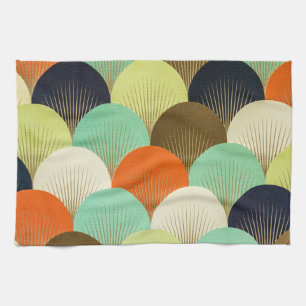 Linge De Cuisine Papier peint coloré : design artistique.