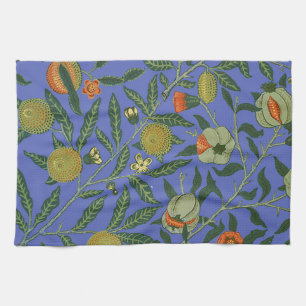 Linge De Cuisine Papier peint coloré Grenade Bleue de William Morri