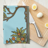 Linge De Cuisine Papier peint frise d'arbre de William Morris (Quart Plié)