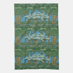 Linge De Cuisine Papier peint vintage arbre de mai de Walter Crane
