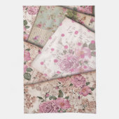 Linge De Cuisine Papiers floraux victoriens (Vertical)