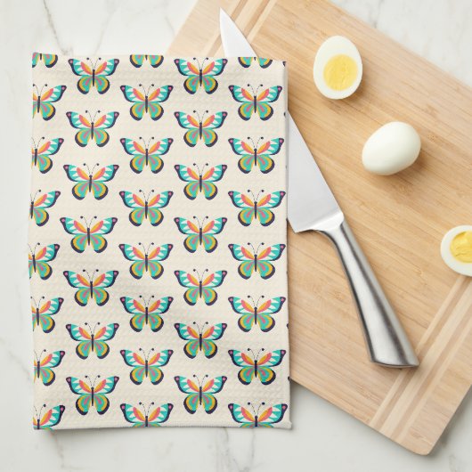 Linge De Cuisine Papillon (Quart Plié)