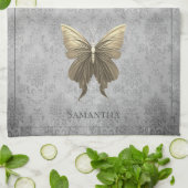 Linge De Cuisine Papillon à bijoux en or (Plié)