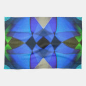 Linge De Cuisine Papillon bleu (Horizontal)