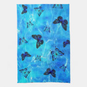 Linge De Cuisine Papillon bleu (Vertical)