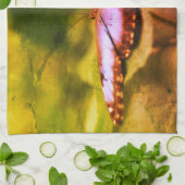 Linge De Cuisine Papillon bleu Nature Abstraite (Plié)