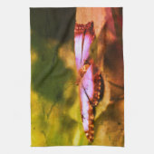 Linge De Cuisine Papillon bleu Nature Abstraite (Vertical)