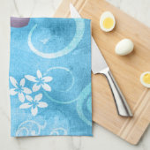 Linge De Cuisine Papillon coloré Aquarelle Peinture (Quart Plié)