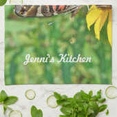 Linge De Cuisine Papillon-dame américain - Vanessa virginiensis (Plié)