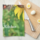 Linge De Cuisine Papillon-dame américain - Vanessa virginiensis (Quart Plié)