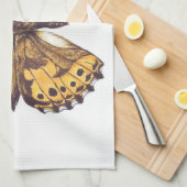 Linge De Cuisine Papillon de femme peint (Quart Plié)