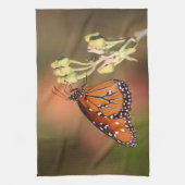 Linge De Cuisine Papillon de la reine sur une branche (Vertical)