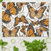 Linge De Cuisine Papillon de monarque (Plié)