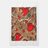 Linge De Cuisine Papillon et or (Vertical)