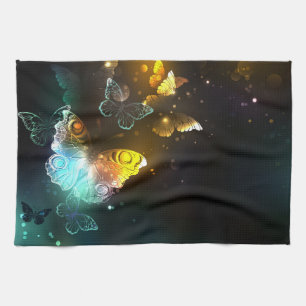 Linge De Cuisine Papillon lumineux et papillons de nuit