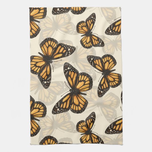 Linge De Cuisine Papillon monarque (Vertical)