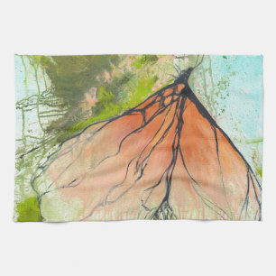 Linge De Cuisine Papillon Monarque Abstrait - Poster
