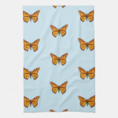 Linge De Cuisine Papillon Monarque Bleu Pastel (Vertical)