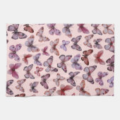 Linge De Cuisine Papillon Motif Aquarelle Élégant Joli Cadeau (Horizontal)