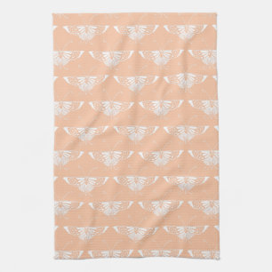 Linge De Cuisine Papillon stylisé de Deco - pêche molle