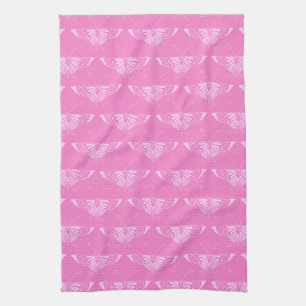 Linge De Cuisine Papillon stylisé Déco - rose orchidée