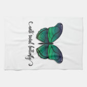 Linge De Cuisine Papillon vert anti-social (Horizontal)