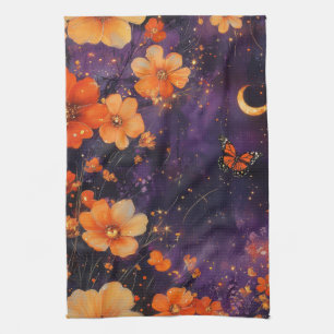 Linge De Cuisine Papillon Vintage Fleur Sauvage (10)