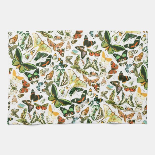 Linge De Cuisine Papillons (Horizontal)