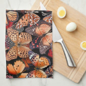 Linge De Cuisine Papillons (Quart Plié)