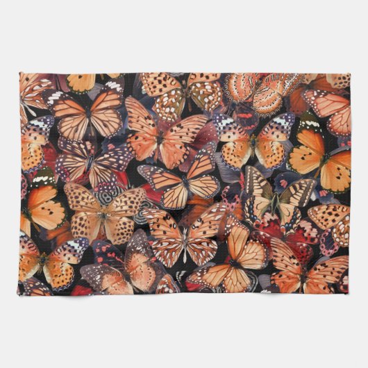 Linge De Cuisine Papillons (Horizontal)