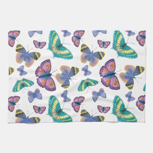 Linge De Cuisine Papillons (Horizontal)