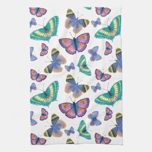 Linge De Cuisine Papillons (Vertical)