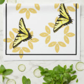 Linge De Cuisine Papillons à queue jaune (Plié)