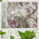 Linge De Cuisine Papillons arabes IV (Plié)