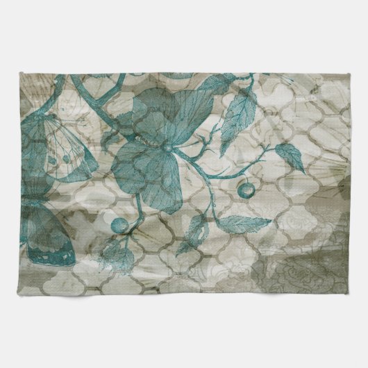 Linge De Cuisine Papillons arabes V (Horizontal)