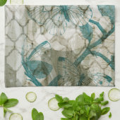 Linge De Cuisine Papillons arabes VI (Plié)