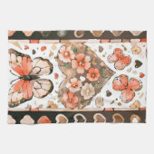 Linge De Cuisine Papillons, Coeurs et Fleurs (Horizontal)
