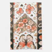 Linge De Cuisine Papillons, Coeurs et Fleurs (Vertical)