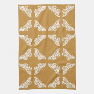 Linge De Cuisine Papillons d'art et d'artisanat zeste orange