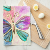 Linge De Cuisine Papillons doux - (Quart Plié)