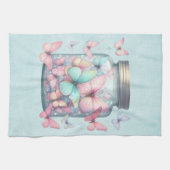 Linge De Cuisine Papillons Fantaisistes dans un Pot (Horizontal)