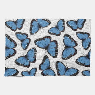 Linge De Cuisine Papillons morpho bleu