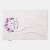 Linge De Cuisine Papillons roses et violets (Horizontal)
