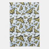 Linge De Cuisine Papillons Southwest Yellow Swallowtail Blue Sky (Vertical)