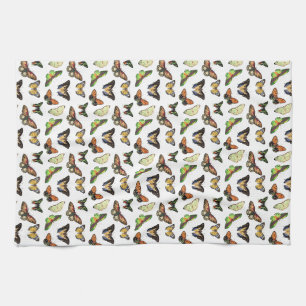 Linge De Cuisine Papillons Vintage