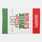 Linge De Cuisine Papy - Meilleur Chef de Pizza au Monde (Horizontal)