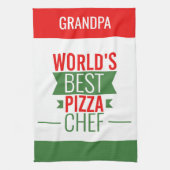 Linge De Cuisine Papy - Meilleur Chef de Pizza au Monde (Vertical)
