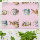 Linge De Cuisine Pâques (Plié)