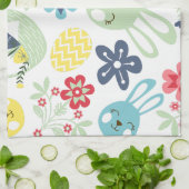 Linge De Cuisine Pâques (Plié)