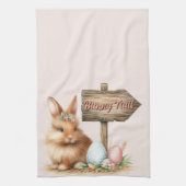 Linge De Cuisine Pâques Bunny (Vertical)